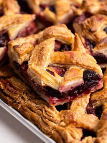 Cherry Strawberry Slab Pie