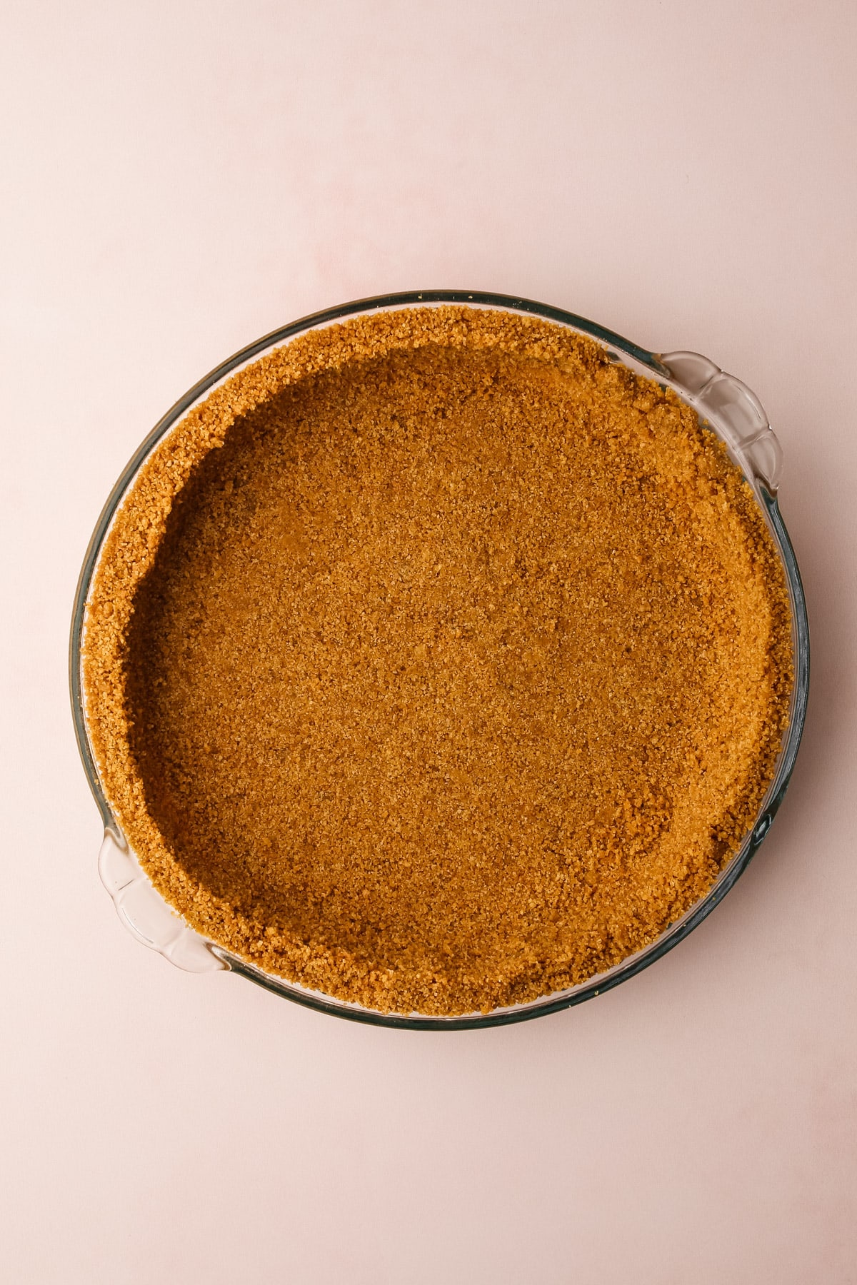 A graham cracker crumb crust for key lime pie.