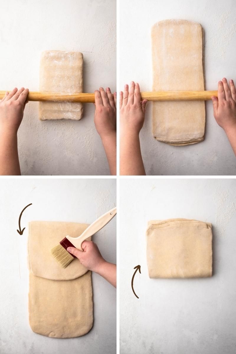 Making a single fold lamination.