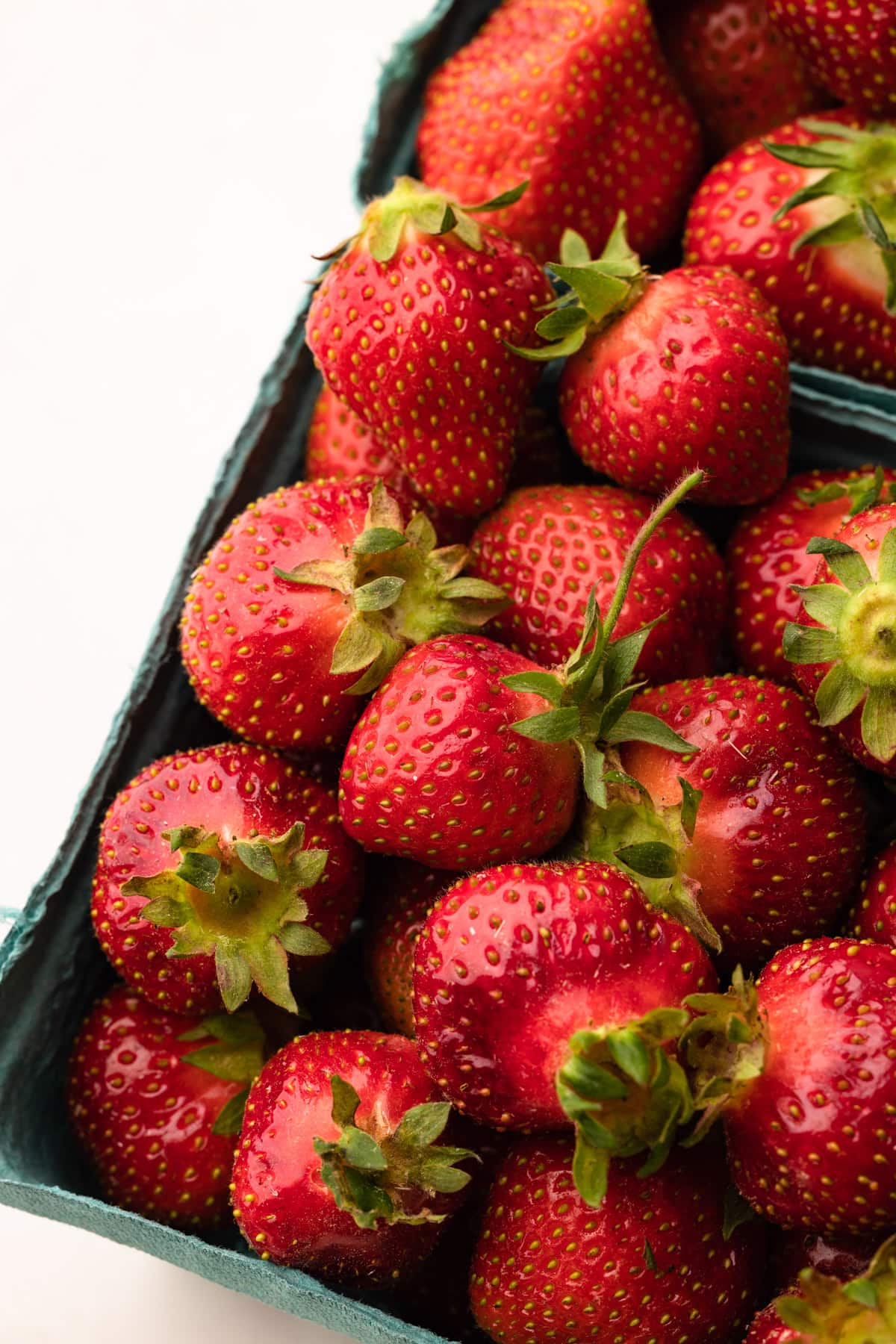 Fresh strawberries.