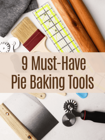 Pie baking tools.