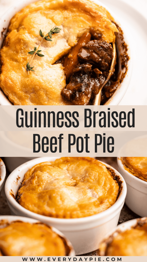 Guiness beef pot pie.