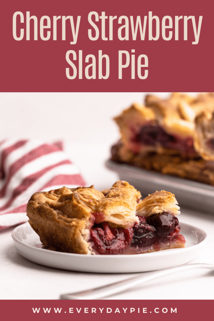 Cherry Strawberry Slab Pie